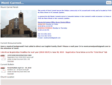 Tablet Screenshot of mont-carmelo.com